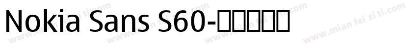 Nokia Sans S60字体转换